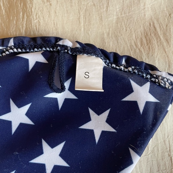 Stars & Stripes String Bikini Top Small - Picture 2 of 2